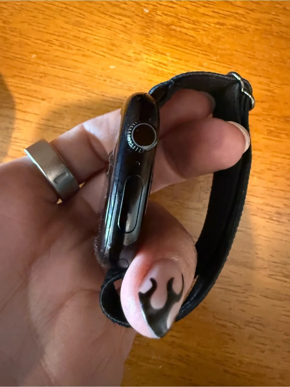 Apple Watch Series 10 GPS 46mm Black Aluminum Case with Adjustable Sport Band